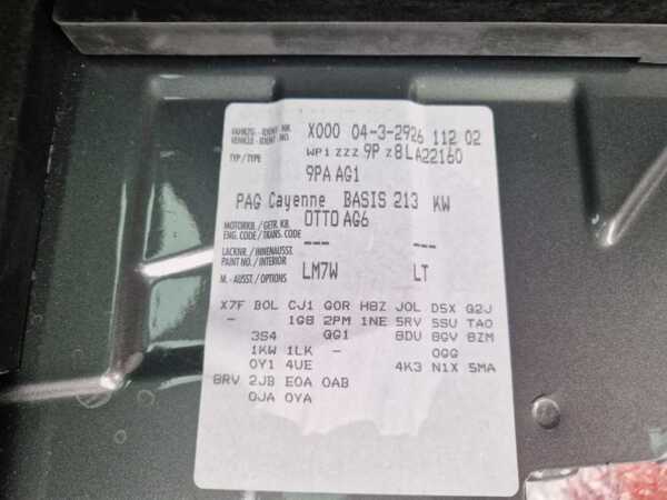 PORSCHE CAYENNE