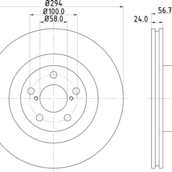 Диск тормозной