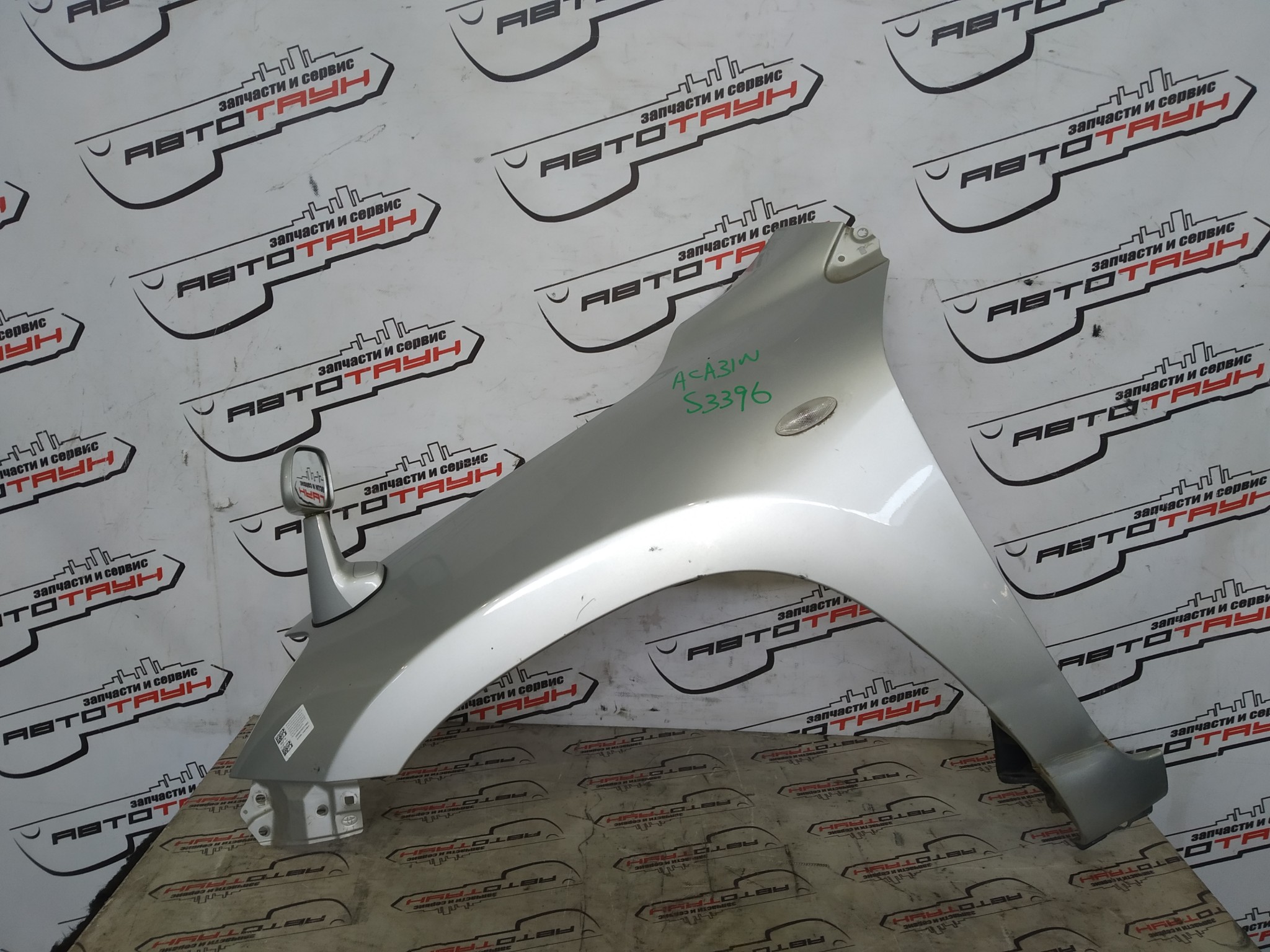 КРЫЛО TOYOTA RAV4 5380242160 ПЕРЕДНЕЕ ЛЕВОЕ  серебро, 1F7 S3396