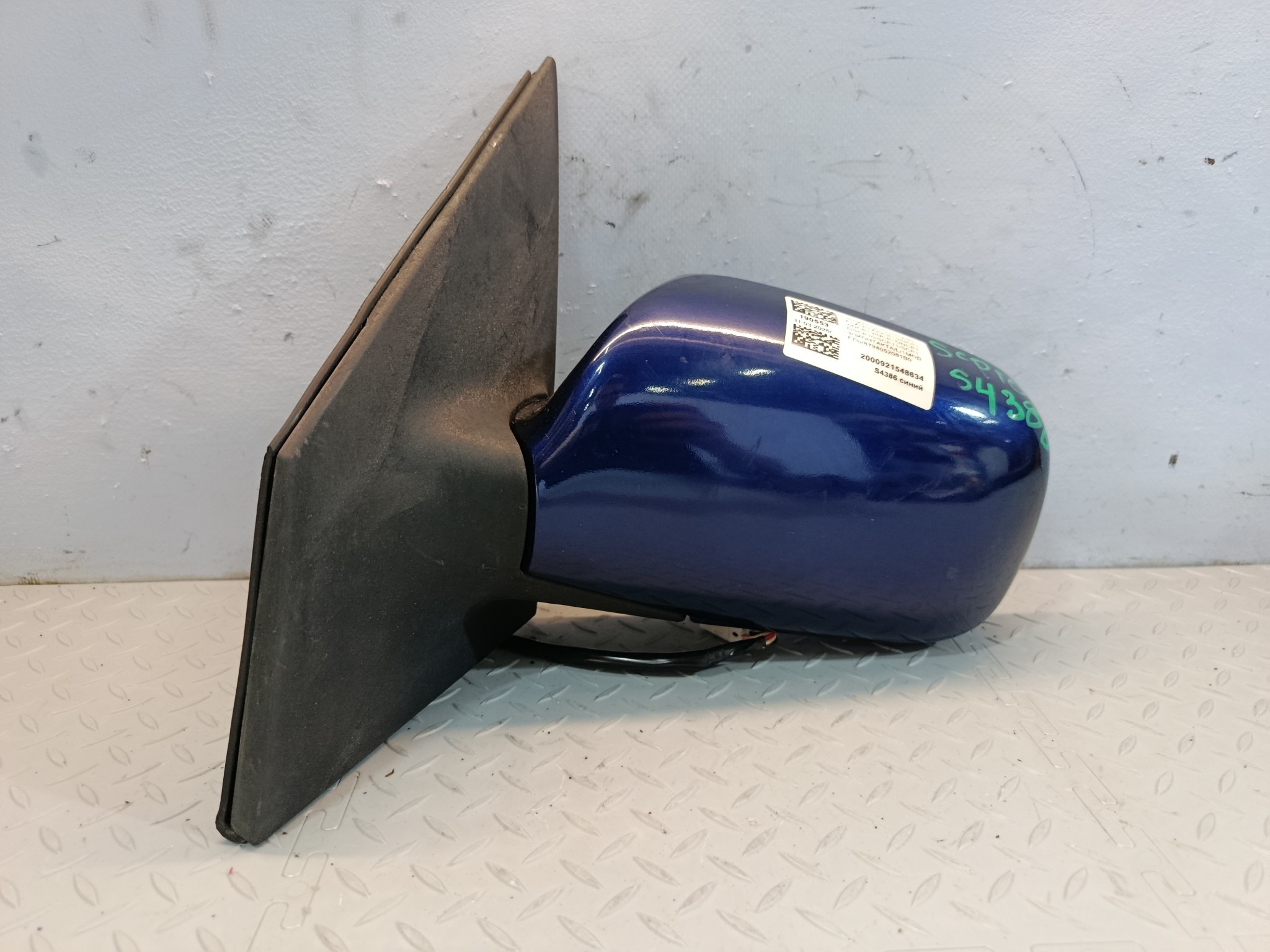 ЗЕРКАЛО TOYOTA PLATZ VITZ ЛЕВОЕ 8794052081B0  синий, 8K8 S4386