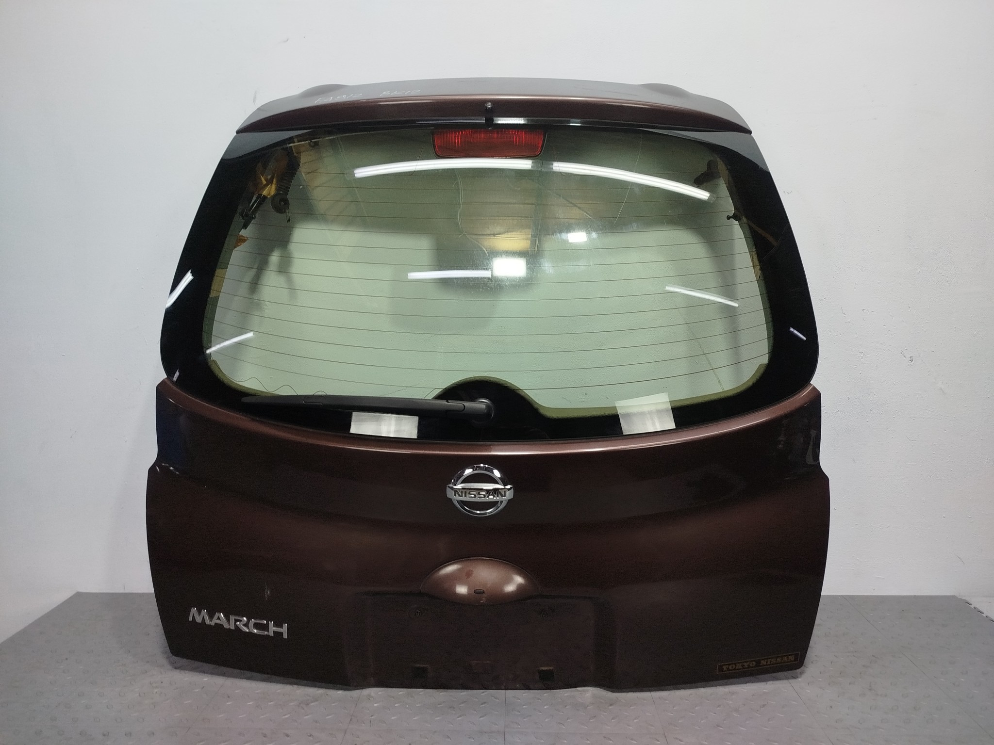 ДВЕРЬ ЗАДНЯЯ NISSAN MARCH MICRA K0100AX0BM  коричневый, C15 FA912