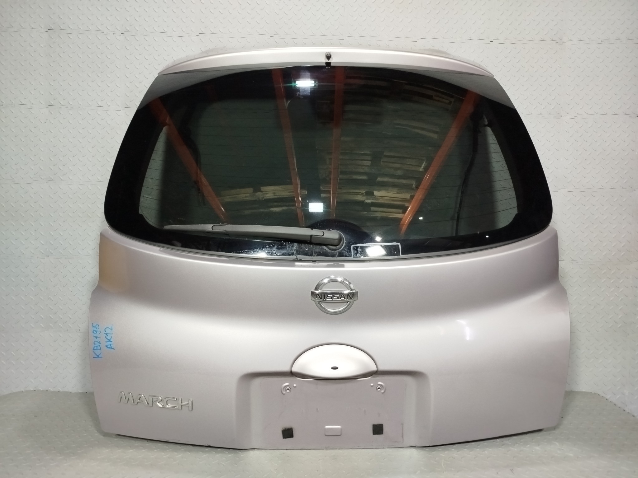 ДВЕРЬ ЗАДНЯЯ NISSAN MARCH MICRA K0100AX0BM  розовый, KAS KB2195