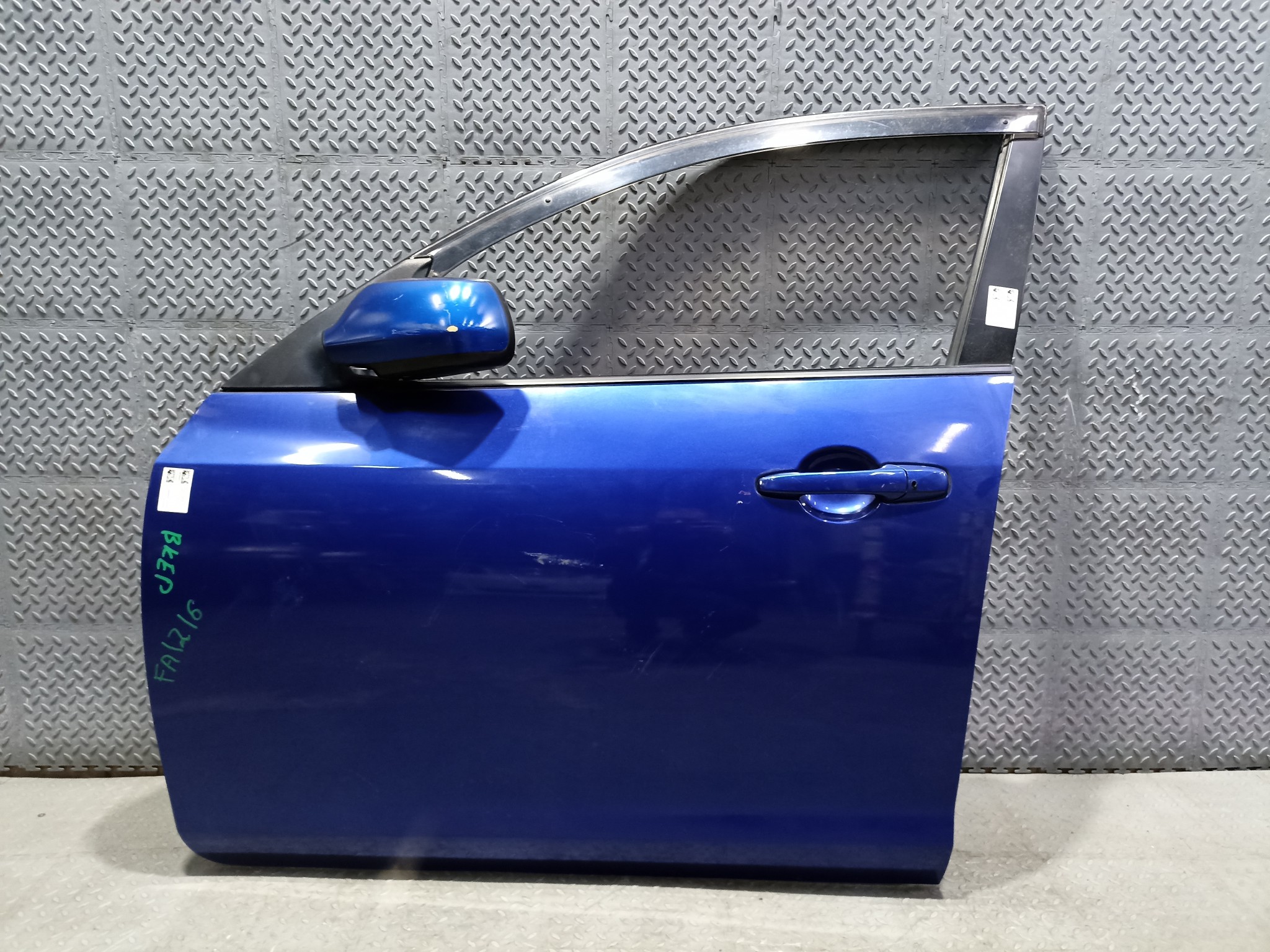 ДВЕРЬ MAZDA AXELA MAZDA3 BPYK5902XA ПЕРЕДНЯЯ ЛЕВАЯ синий, 34J FA1216