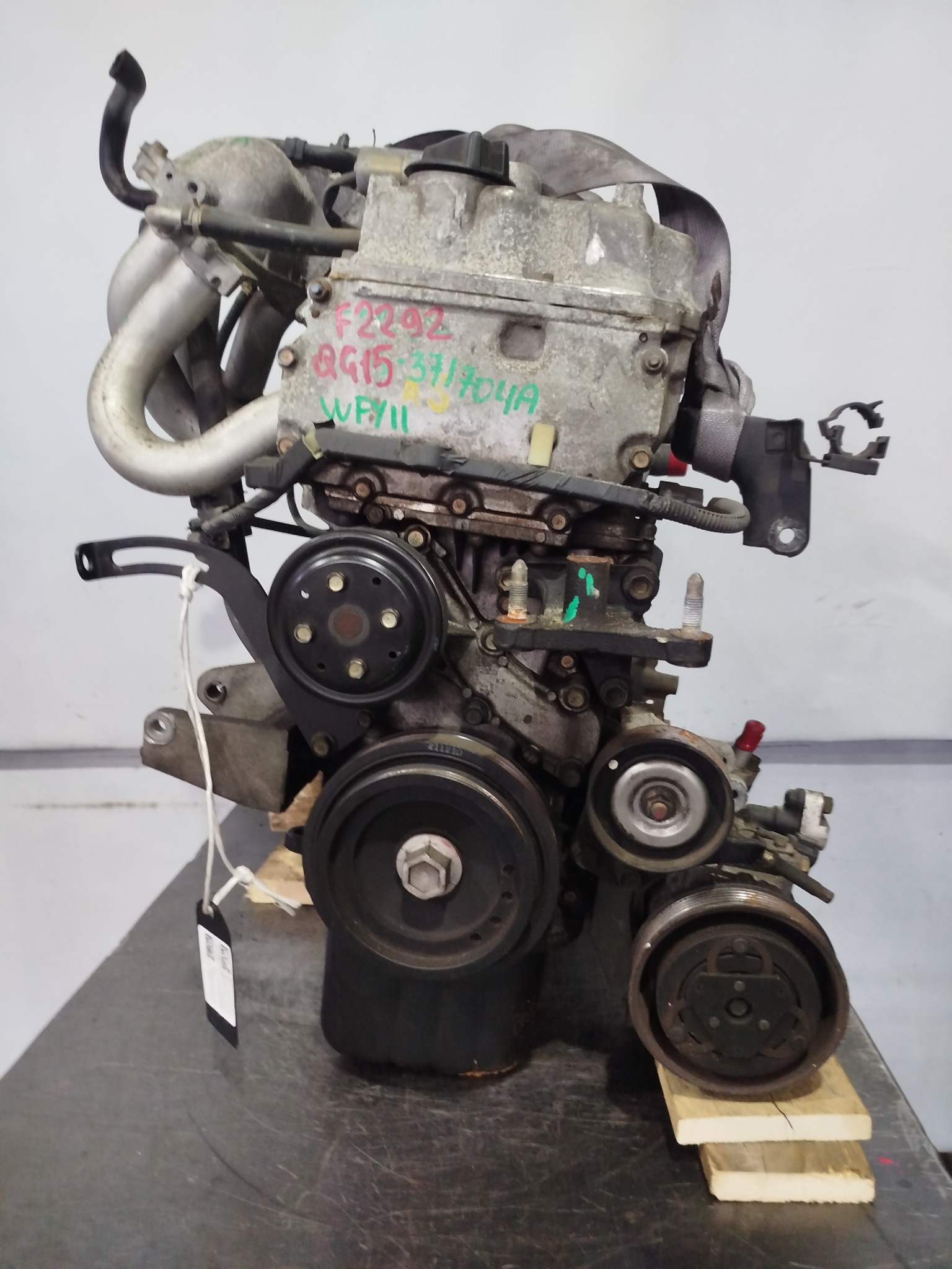 ДВИГАТЕЛЬ QG15-DE NISSAN MAZDA 101028N250 F2292-371704A