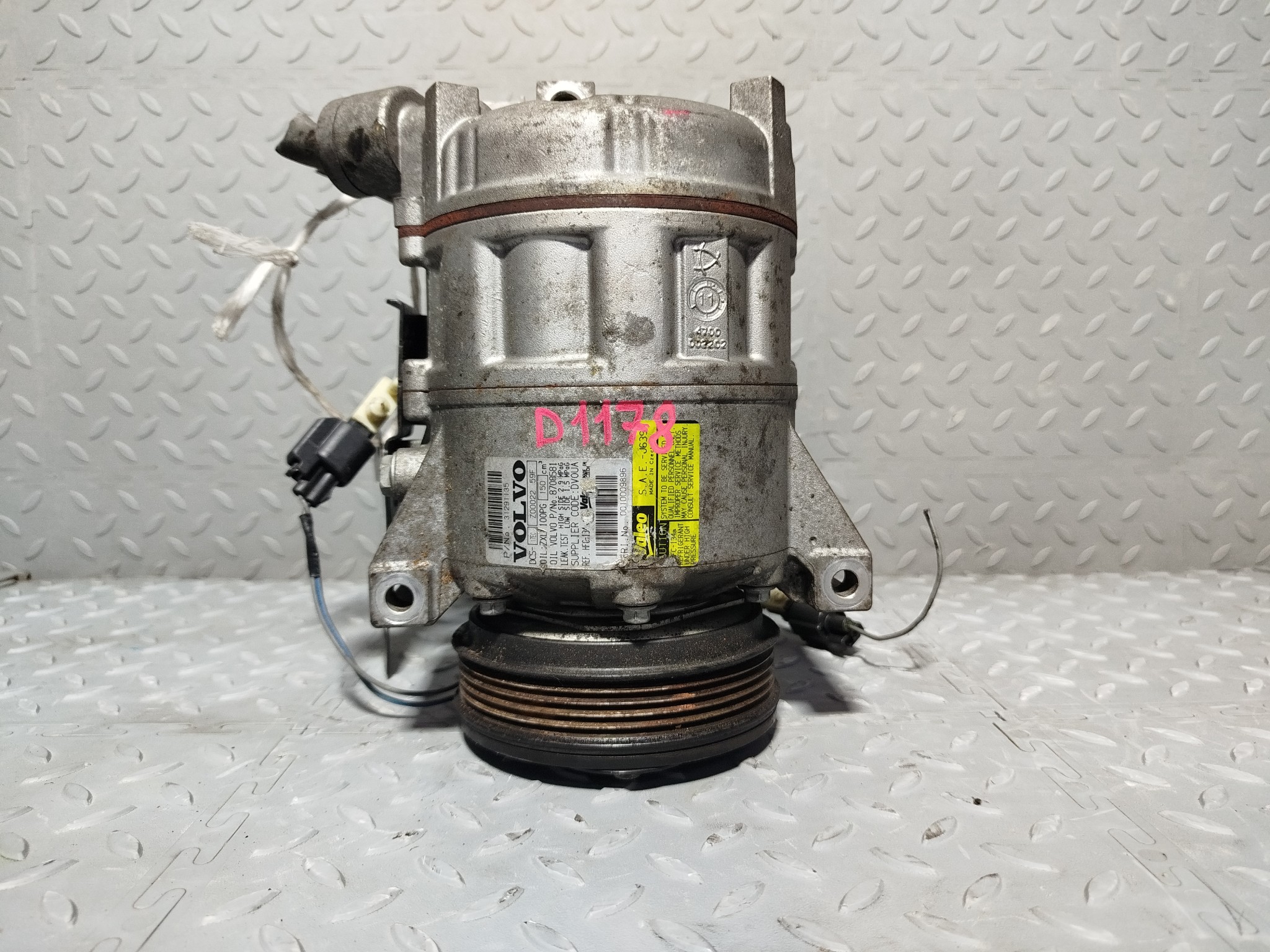 КОМПРЕССОР КОНДИЦИОНЕРА VOLVO 30665339 D1178