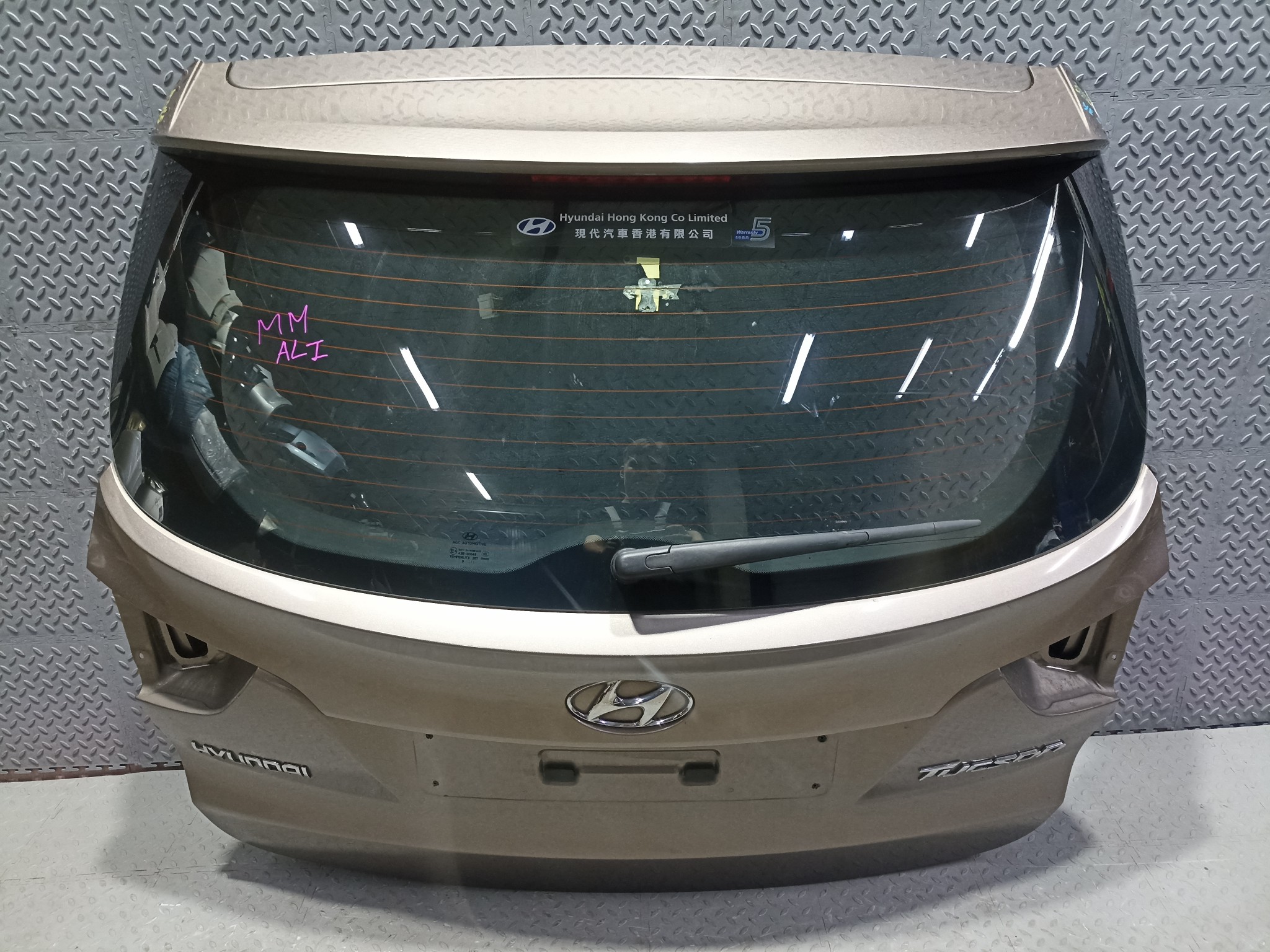 ДВЕРЬ ЗАДНЯЯ HYUNDAI IX35 TUCSON 737002S010 светло-коричневый, TFP YE075