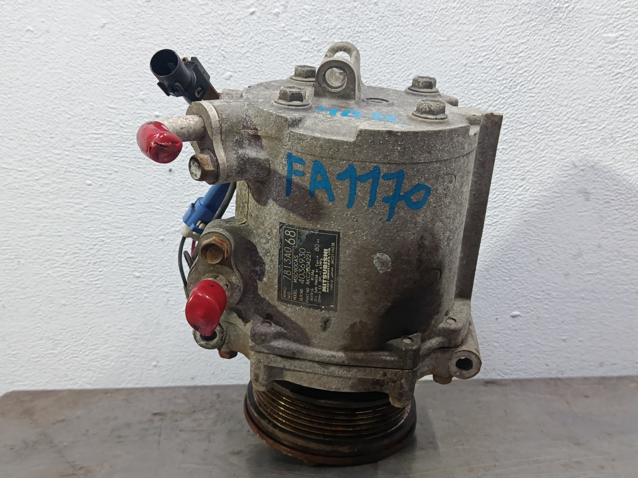 КОМПРЕССОР КОНДИЦИОНЕРА MITSUBISHI 7813A068 FA1170Z