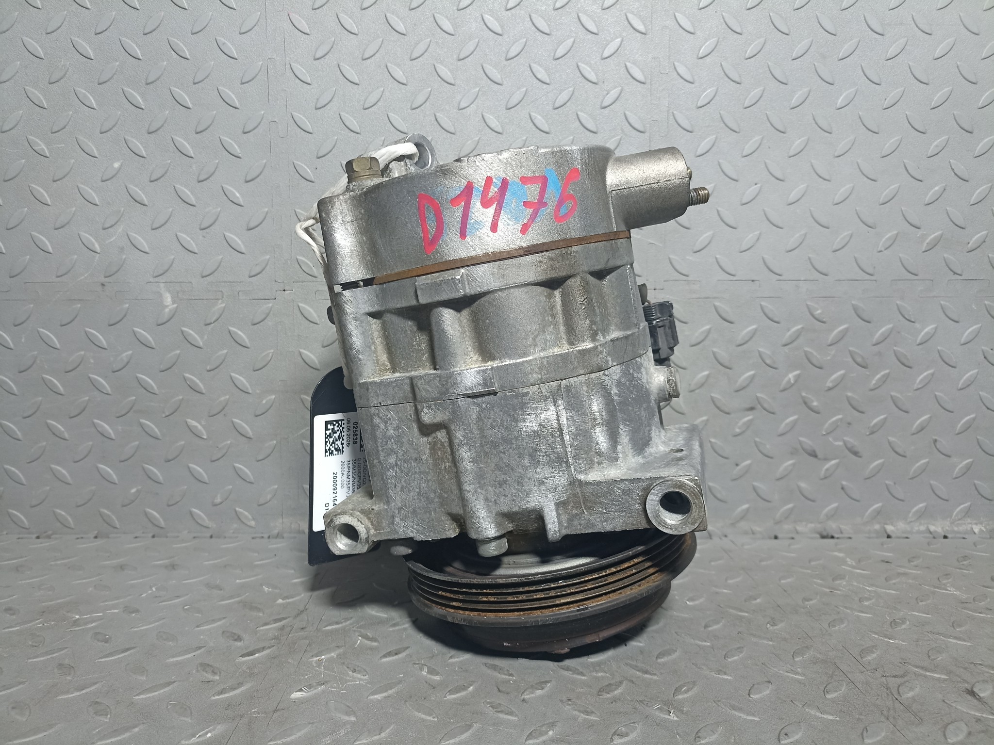 КОМПРЕССОР КОНДИЦИОНЕРА NISSAN 92600AL000 D1476
