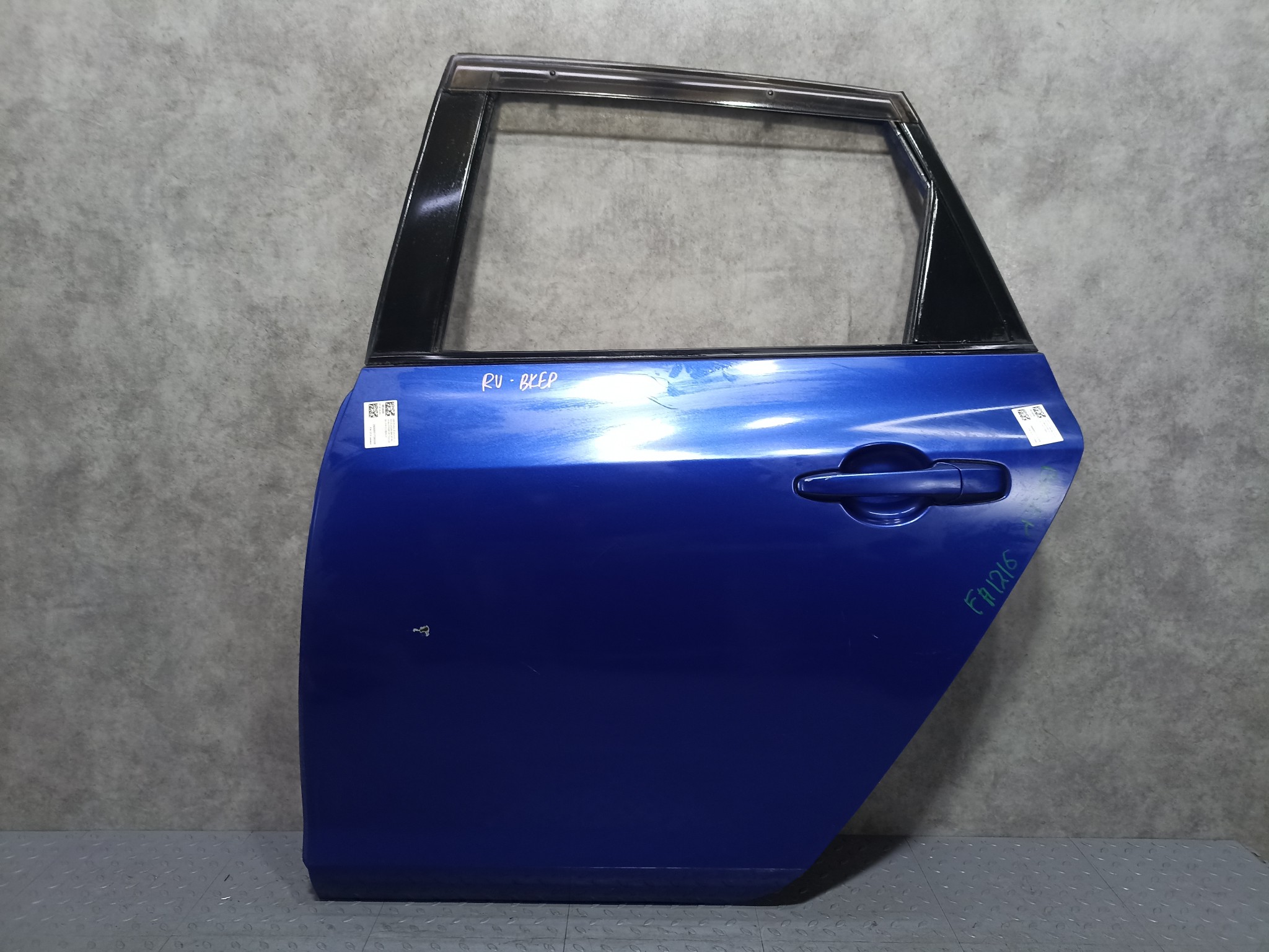 ДВЕРЬ MAZDA AXELA MAZDA3 BPYK7302XB ЗАДНЯЯ ЛЕВАЯ синий, 34J FA1216