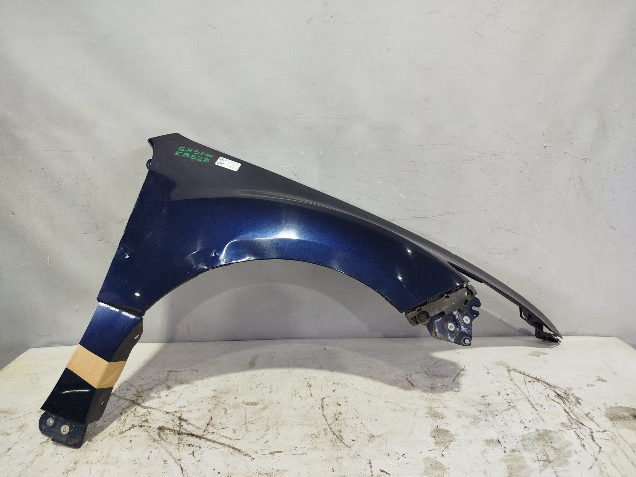 КРЫЛО MAZDA ATENZA MAZDA6 GS1D52110C ПЕРЕДНЕЕ ПРАВОЕ  синий, 35J KB528