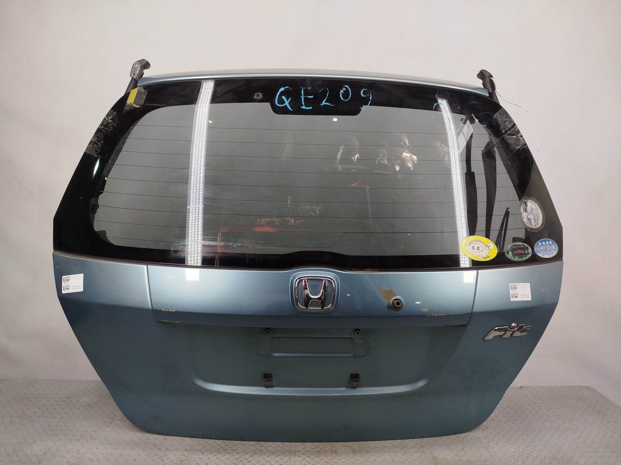 ДВЕРЬ ЗАДНЯЯ HONDA FIT 68100SAAJ30ZZ  голубой, B531M QE209