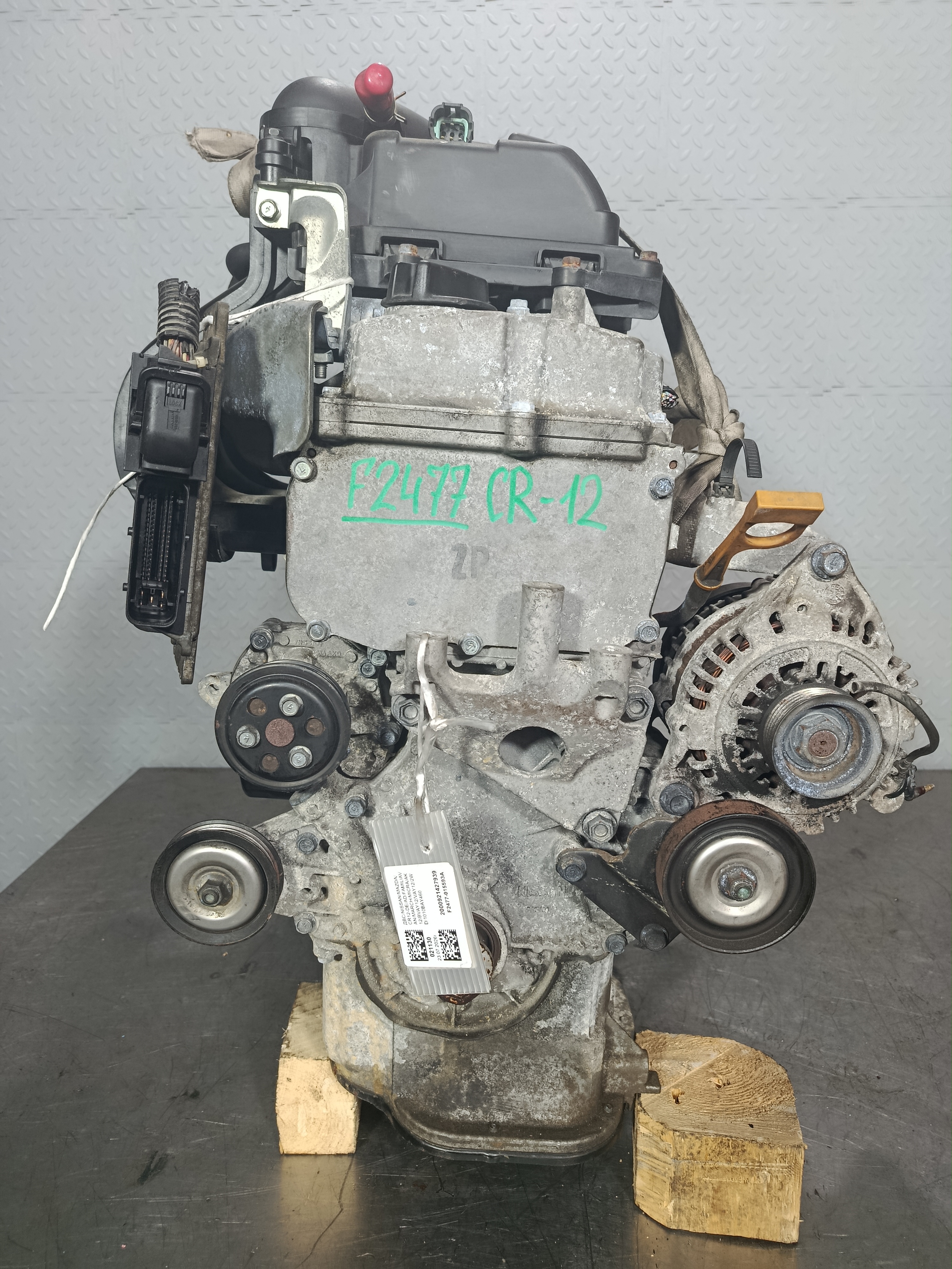 ДВИГАТЕЛЬ CR12-DE NISSAN MAZDA 10102AY460 F2477-015593A