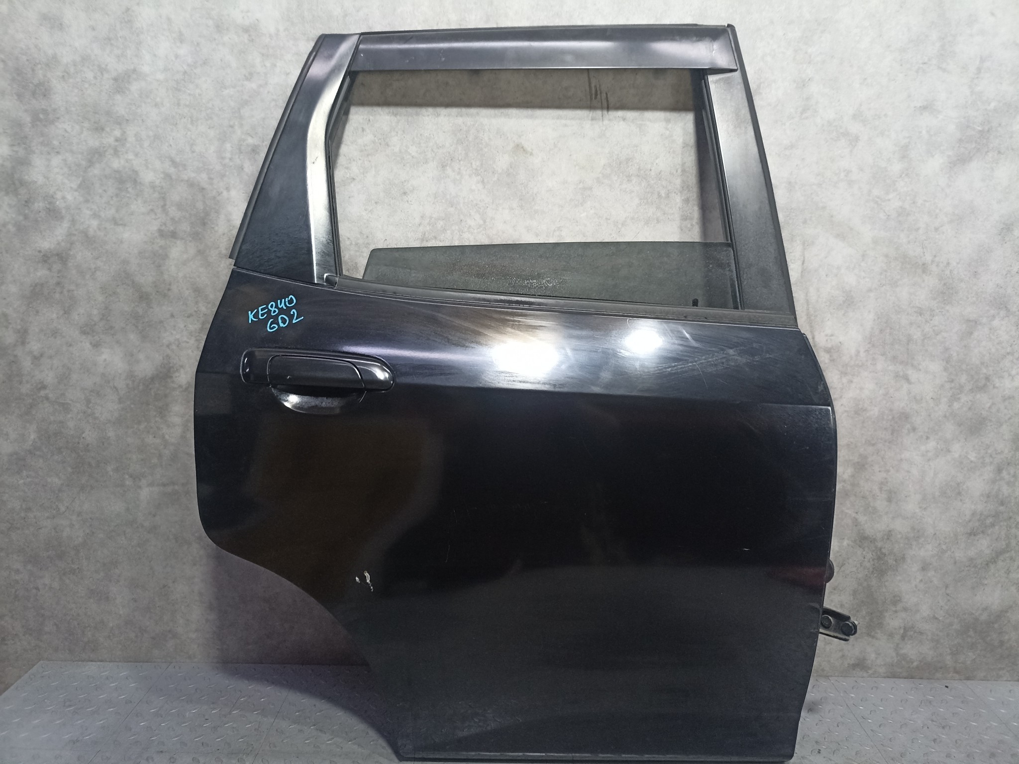ДВЕРЬ HONDA FIT JAZZ 67510SAA010ZZ ЗАДНЯЯ ПРАВАЯ черный, B92P KE840