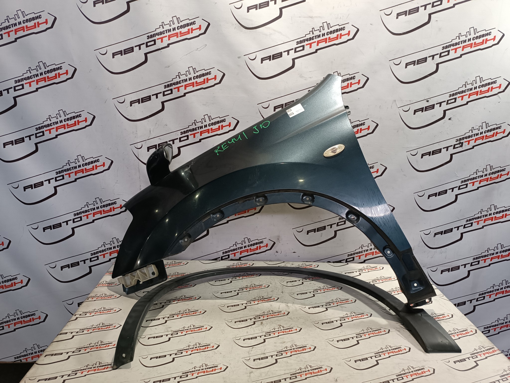 КРЫЛО NISSAN DUALIS QASHQAI F31011YAAA ПЕРЕДНЕЕ ЛЕВОЕ  синий, RAQ RE441