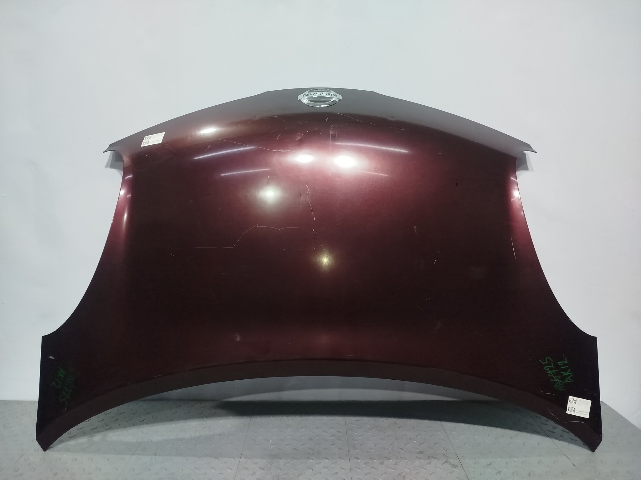 КАПОТ NISSAN MARCH MICRA F5100AX0MM  бордовый, NAB NA6725