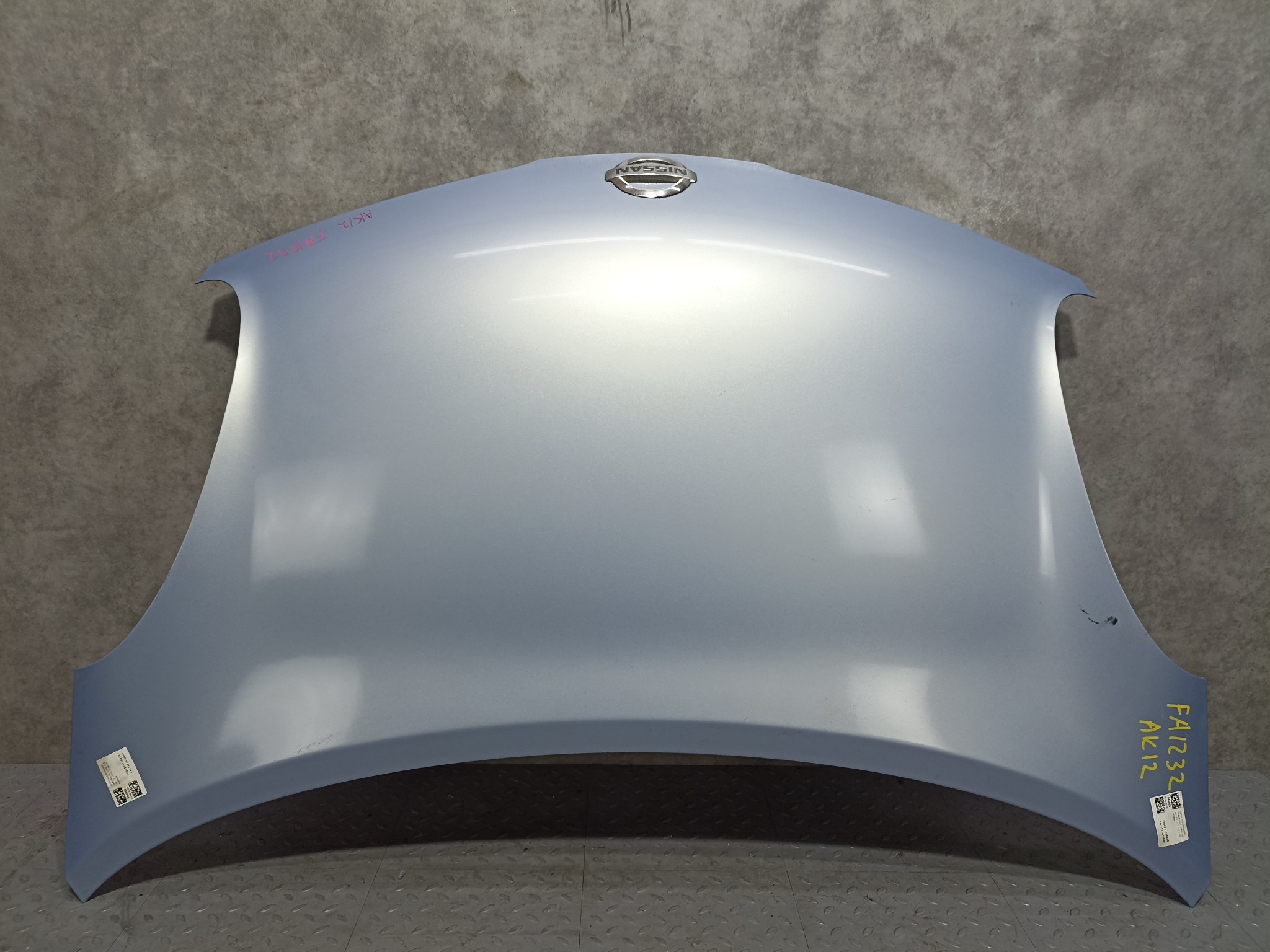 КАПОТ NISSAN MARCH MICRA F5100AX0MM голубой, LX1 FA1232